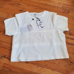 Cubic  tops size medium color cream/